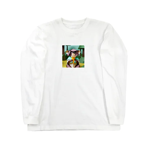 ice meets オリガミマーモセット Long Sleeve T-Shirt