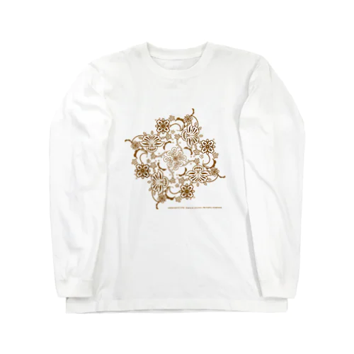 ゴールドフラワー Long Sleeve T-Shirt