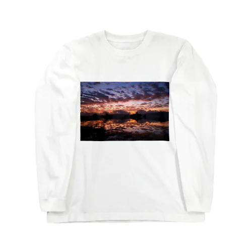 冬の朝空 Long Sleeve T-Shirt