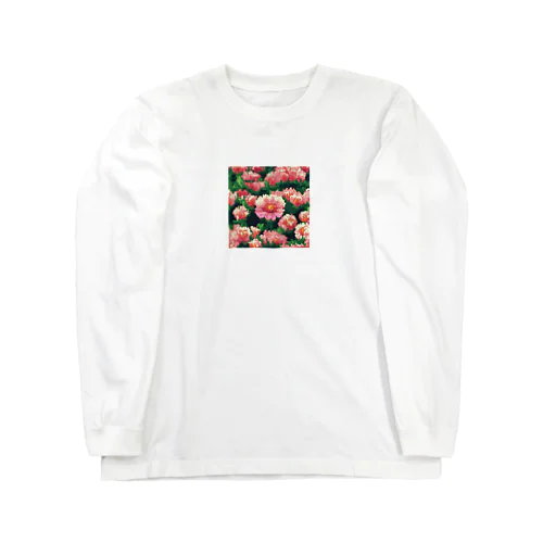 ドット絵のモンテレイカミツレ ロングスリーブTシャツ