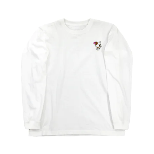 ねこ日和（ぶち猫） Long Sleeve T-Shirt