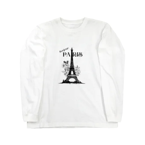 eiffel tower ロングスリーブTシャツ