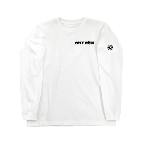 【COZY WOLF】ホワイト/アッシュ Long Sleeve T-Shirt