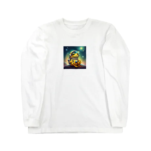 カエルの宇宙飛行士 ロングスリーブTシャツ