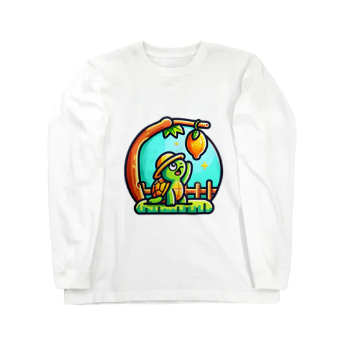 パパイヤとかめたろう Long Sleeve T-Shirt