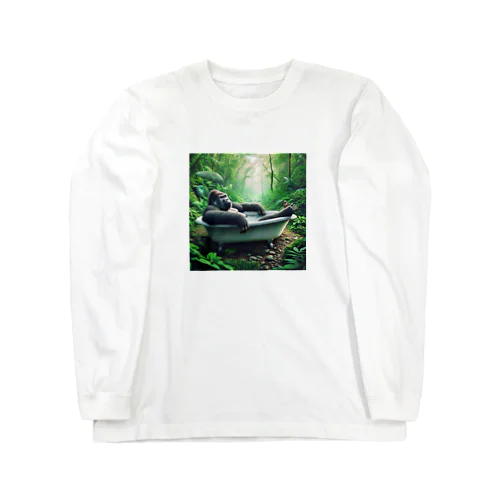 ジャングルがバスルーム Long Sleeve T-Shirt