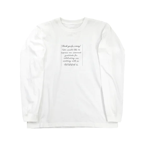 癒し Long Sleeve T-Shirt