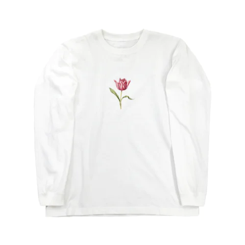 アンティークチューリップ Long Sleeve T-Shirt