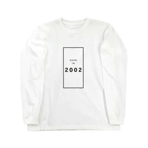 【生年】BORN in 2002 /2002年生まれ ロングスリーブTシャツ