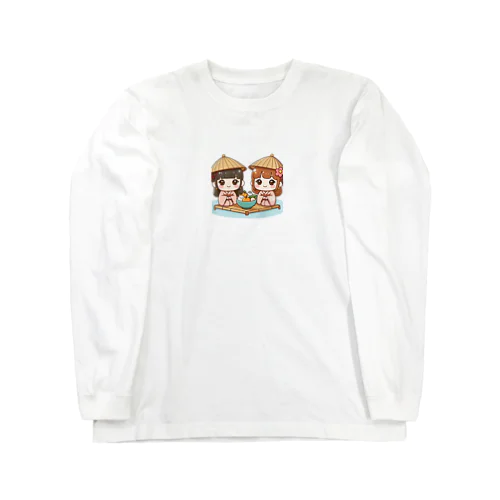 お正月が終わり、ひな祭りの季節がやってきました！ Long Sleeve T-Shirt