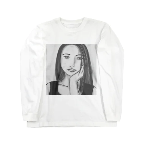 Monotone Girl Long Sleeve T-Shirt