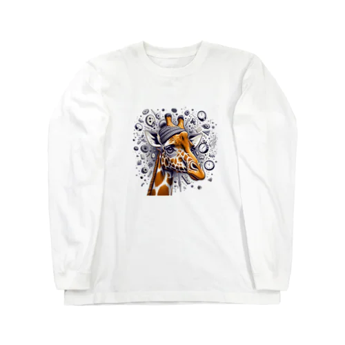 悩めるきりん Long Sleeve T-Shirt