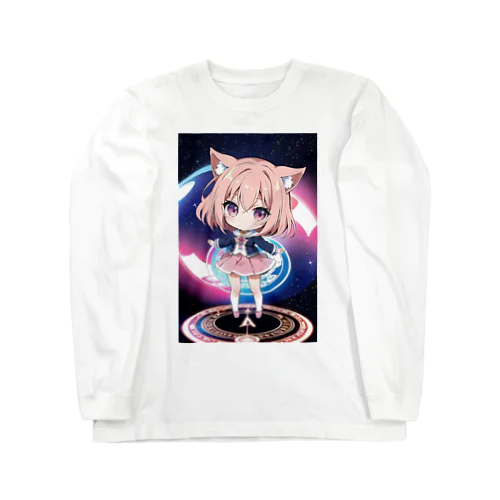 癒し効果のミニキャラ Long Sleeve T-Shirt