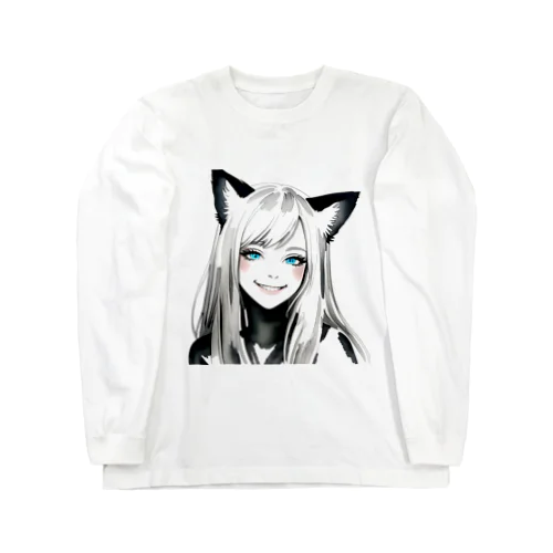 猫ガール Long Sleeve T-Shirt