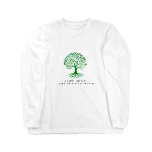  SLOWDoWN TREE LOVE WEAR ロングスリーブTシャツ