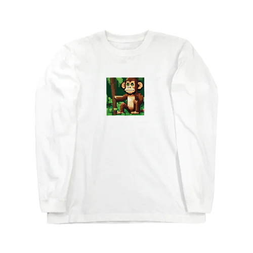 知らせるサルくん Long Sleeve T-Shirt