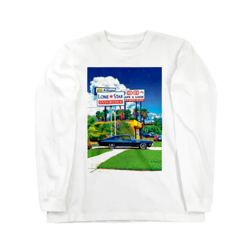 アメリカ テキサスのクラシックカー Long Sleeve T-Shirt