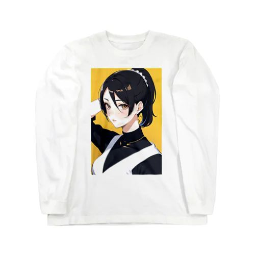 カッコいい黒髪美人 Long Sleeve T-Shirt