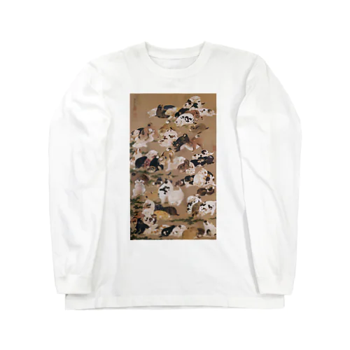 百犬図 Long Sleeve T-Shirt