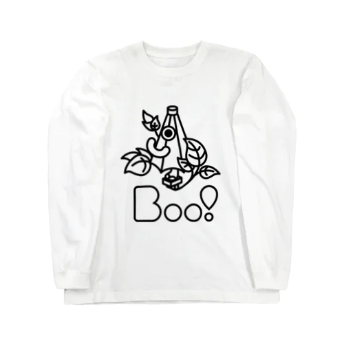 Boo!(からかさおばけ) ロングスリーブTシャツ