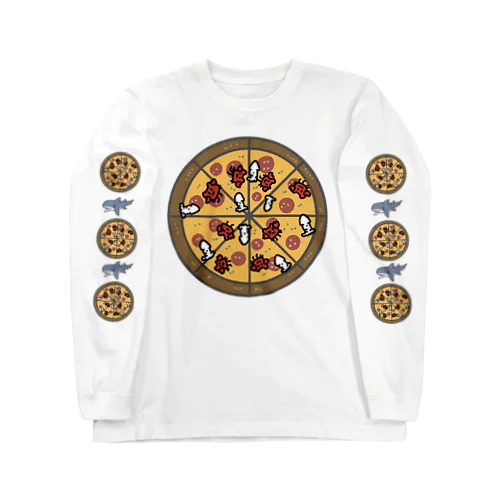 ほらをた娘 くぁに＆いくぁ PIZZA Long Sleeve T-Shirt