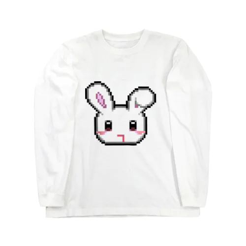 ドット吐血うさぎちゃん Long Sleeve T-Shirt