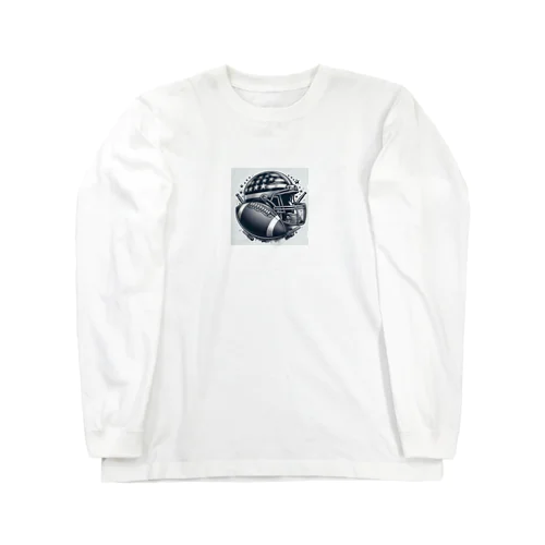 アメフト　ボール　カッコイイ Long Sleeve T-Shirt