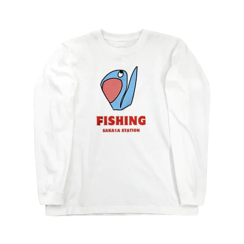 SAKA1A STATION fishing LOGO Long Sleeve T-Shirt