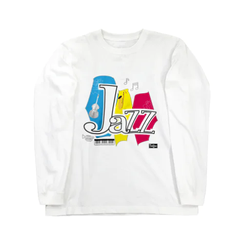 JAZZ ジャズ カラーロゴ デラックス　☆プレゼントに ロングスリーブTシャツ