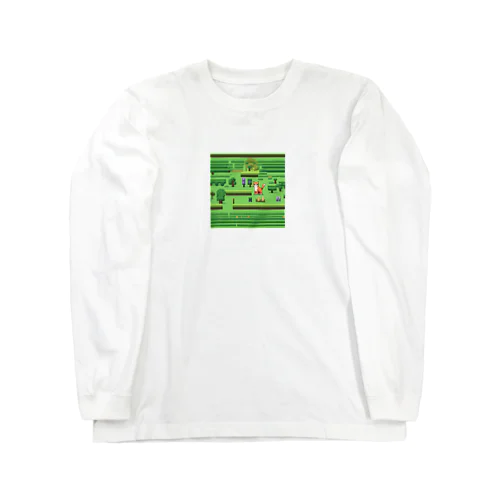 レトロゲーム猫さん Long Sleeve T-Shirt