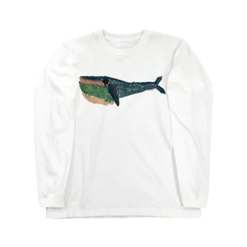 狂った鯨（三つ木　さん作） ロングスリーブTシャツ