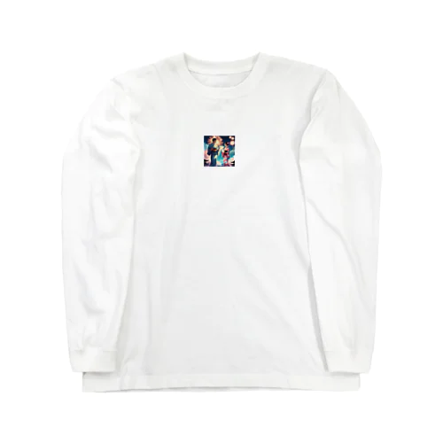 日本の夏、浴衣を着てのデートはまさに最高の選択！ Long Sleeve T-Shirt