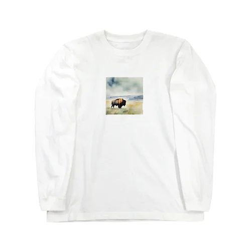 バイソンさん Long Sleeve T-Shirt