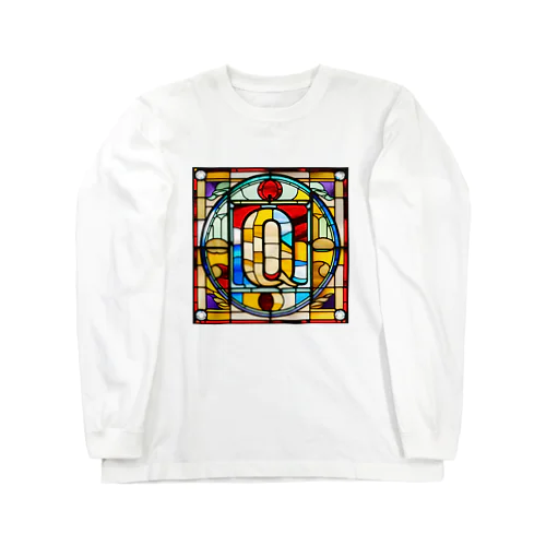 stained glass Q ロングスリーブTシャツ