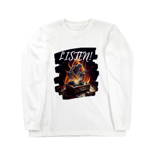 レコードプレイヤー Long Sleeve T-Shirt