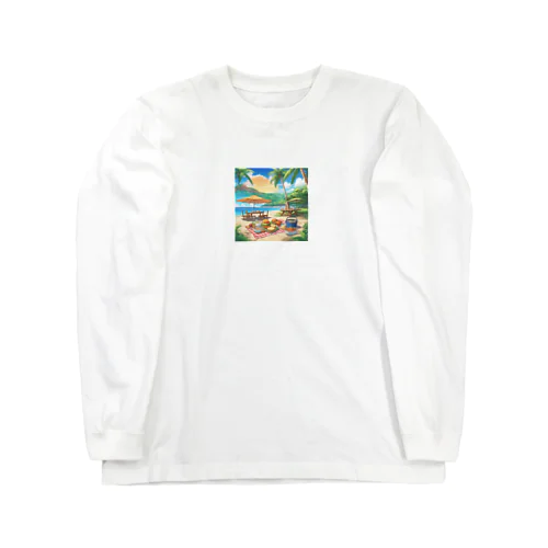 沖縄　ビーチパーティ Long Sleeve T-Shirt