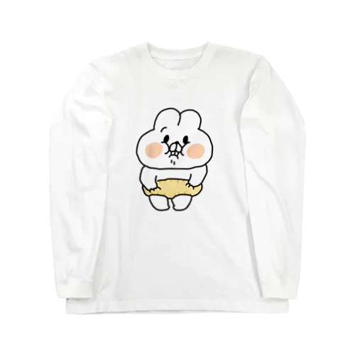 食いしばり　ぶーぶーちゃん ロングスリーブTシャツ