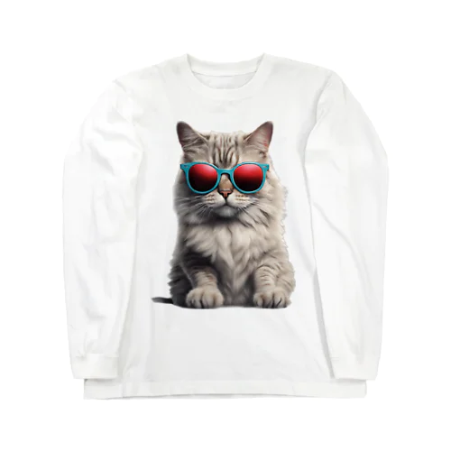 クールなお猫様 Long Sleeve T-Shirt