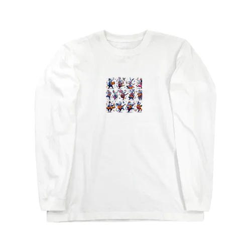 踊る動物 Long Sleeve T-Shirt