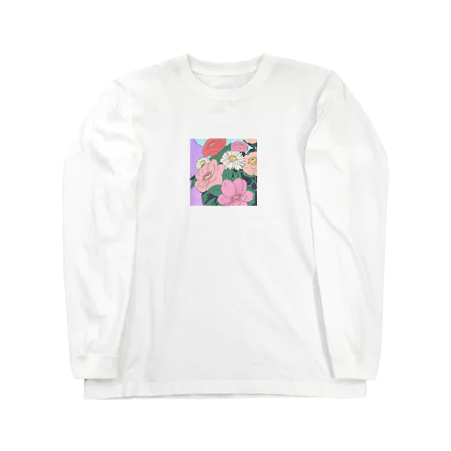 花に囲まれた日常 Long Sleeve T-Shirt