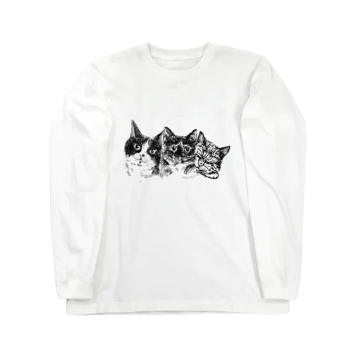 仲良し３匹 Long Sleeve T-Shirt