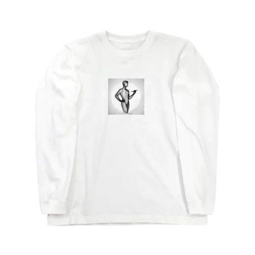 線画の人 Long Sleeve T-Shirt