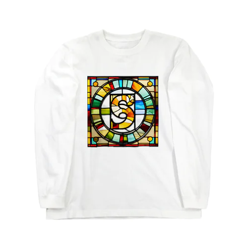 stained glass S ロングスリーブTシャツ