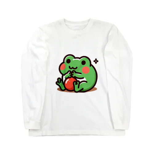 りんごカエル Long Sleeve T-Shirt