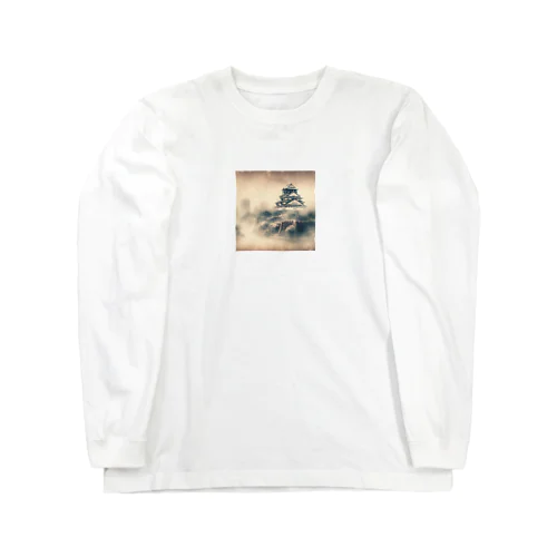 遠い記憶を呼び起こす大阪城 Long Sleeve T-Shirt