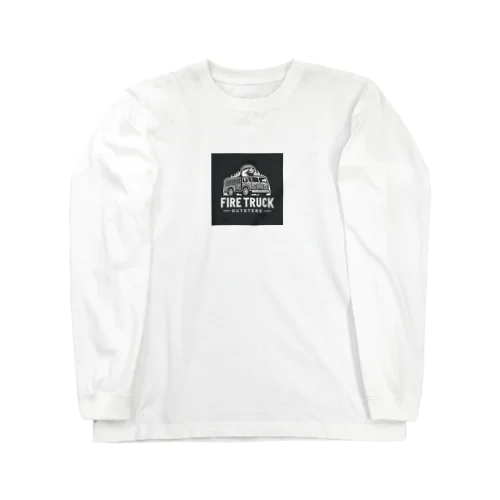 カワウソ消防車 Long Sleeve T-Shirt