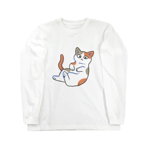 三毛猫 ロングスリーブTシャツ