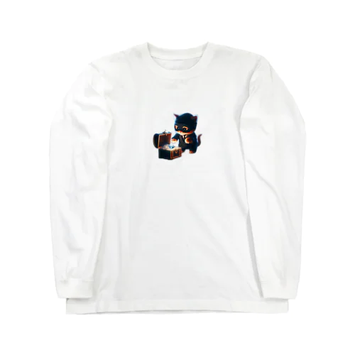 猫　泥棒 Long Sleeve T-Shirt