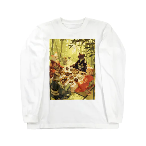 着物姿の猫たち Marsa 106 Long Sleeve T-Shirt