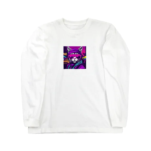 ROCKYCAT　サングラス２ Long Sleeve T-Shirt